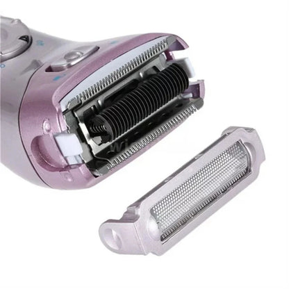 Electric Shaver for Women, Cordless Razor, Wet Dry Razor Remover Shavers & Trimmer for Ladys Legs Face Facial Hair Bikini Area Armpit Body,Purple